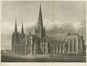 Cathédrale de Lichfield - Vue sud-est