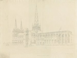Cathédrale de Lichfield - Vue sud-est