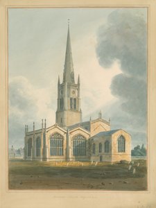 Oxfordshire - Église de Bloxham, 1802 - John Buckler