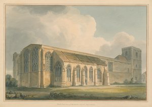 Oxfordshire - Église de Dorchester, 1803 - John Buckler