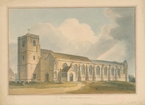 Oxfordshire - Église de Dorchester, 1803 - John Buckler