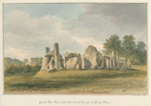 Oxfordshire - Henley upon Thames - Temple druidique à Park Place, 1826 - John Buckler