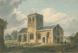 Oxfordshire - Église de Meofley, 1802 - John Buckler
