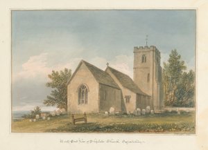 Oxfordshire - Église de Shiplake, 1830