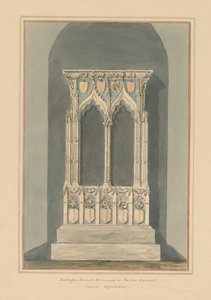 Oxfordshire - Église de Stanton Harcourt - Monument, 1803