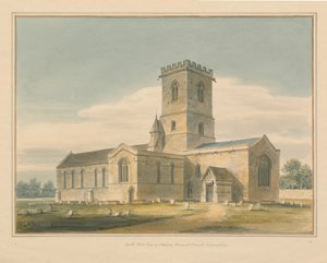 Oxfordshire - Église de Stanton Harcourt, 1803 - John Buckler