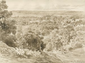 Maison et parc de Patshull - John Buckler