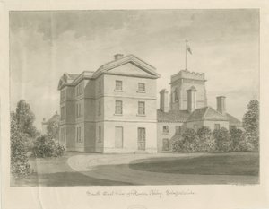 Abbaye de Ranton [Prieuré] : dessin sépia, 1842 - John Buckler