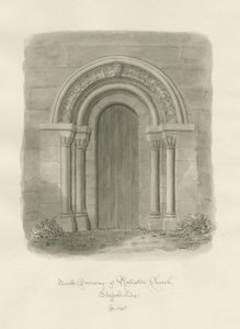 Église de Rolleston - Porte nord