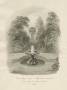 Rolleston Hall - Croix ancienne - John Buckler
