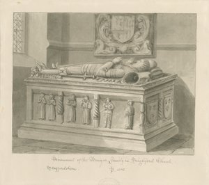 Église de Seighford - Tombe de William et Mercy Bowyer