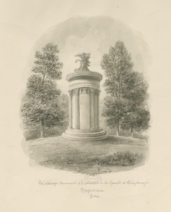 Shugborough - Le monument choragique de Lysicrates - John Buckler