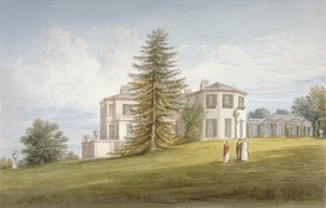 Vue sud-ouest de Bromley Hill, Bromley, Kent, 1815