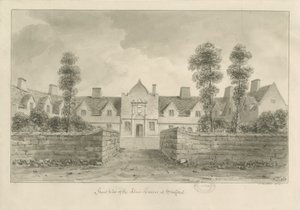 Stafford - Maisons de charité: dessin sépia