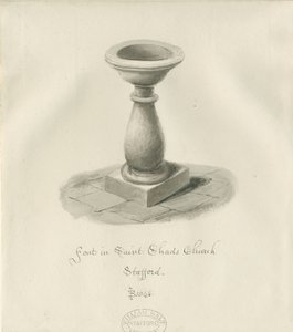 Stafford - Fonts baptismaux dans l