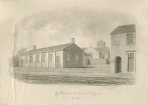 Stafford - École nationale: dessin sépia