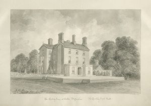 Standon - Presbytère du révérend Joseph Salt : dessin sépia