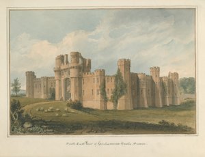 Sussex - Château de Herstmonceux, 1824 - John Buckler