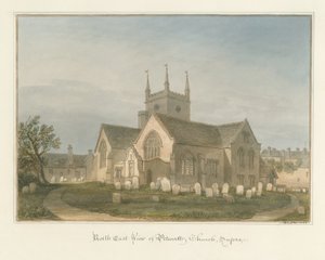 Sussex - Église de Petworth, 1825 - John Buckler