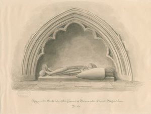 Église de Swynnerton - Effigie - John Buckler