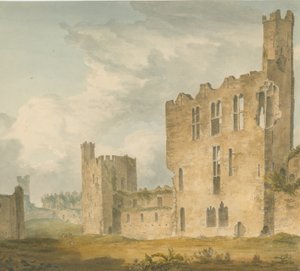 Pays de Galles - Carnarvonshire - Château de Conway, 1800 - John Buckler