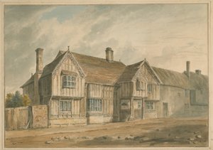 Warwickshire - Stratford - Maison de Shakespeare, 1826 - John Buckler