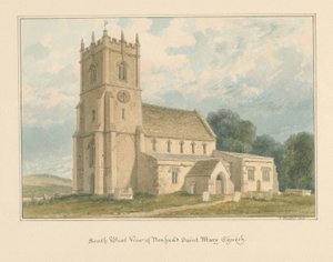 Wiltshire - Église de Donhead Saint Mary, 1804