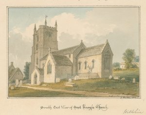 Wiltshire - Église de Knowle, 1804