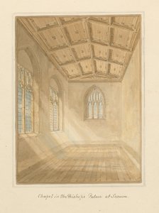 Wiltshire - Sarum - Intérieur de la chapelle dans le palais de l