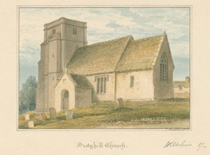 Wiltshire - Église de Sedgehill, 1817 - John Buckler