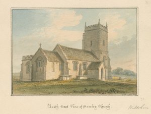 Wiltshire - Église de Semley, 1817 - John Buckler