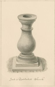 Worcestershire - Droitwich - Fonts baptismaux de l