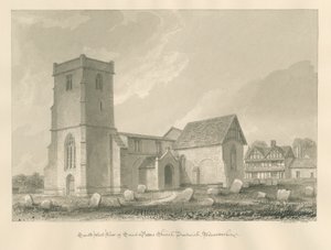 Worcestershire - Droitwich - Église Saint-Pierre, 1833 - John Buckler