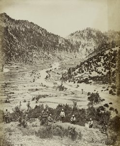 Vue de la route empruntée par l