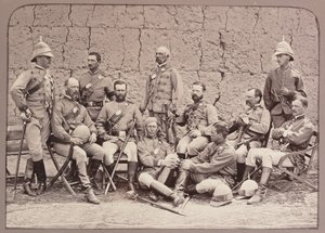 Officiers britanniques des Queen