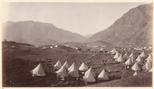 Hauteurs de Shergai vers Ali Musjid, vers 1878 - John Burke