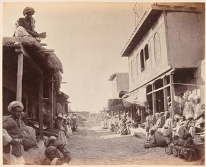 Scène de rue, Jalalabad 1879 - John Burke