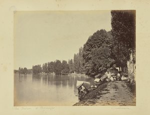 La Jhelum à Srinager. Cachemire