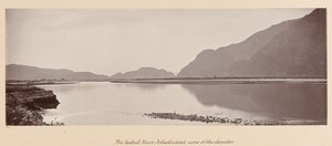 La rivière Kaboul, Jellallabad, scène du désastre, 1879 - John Burke