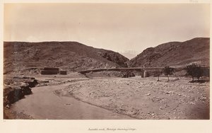 Le pont à Surakh-aub, 1879