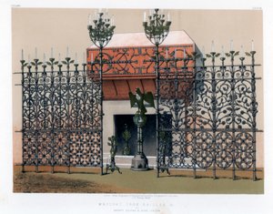 Grilles en fer forgé, 19ème siècle - John Burley Waring