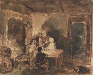 Intérieur de cottage - John Burnet