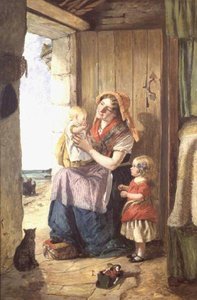 Un cottage au bord de la mer - John Burr