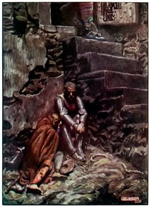 "Chrétien et Espoir dans le château du doute" de "Le Voyage du Pèlerin de ce monde à celui qui est à venir" par John Bunyan