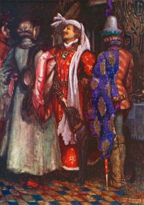 "Priez Dieu pour que nous nous hâtions et que nous arrivions trop tard !" Richard II - Acte I, Scène 4 (lithographie couleur)