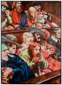 "Le Jury" de "Le Voyage du Pèlerin de ce Monde à Celui qui Vient" de John Bunyan - John Byam Liston Shaw