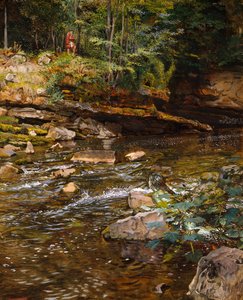 Le Kelpie et le Highlander - John Byam Liston Shaw