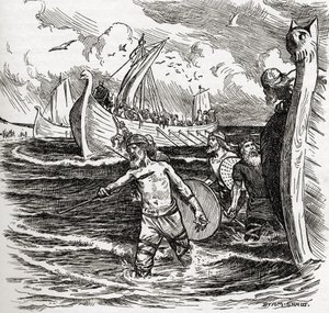 Le débarquement des Jutes à l