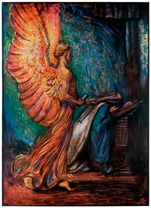 Le Messager vient à Christiana - John Byam Liston Shaw