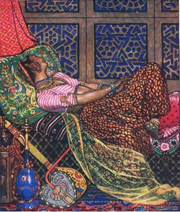 Zira en captivité, illustration de The Garden of Kama (et autres poèmes de l